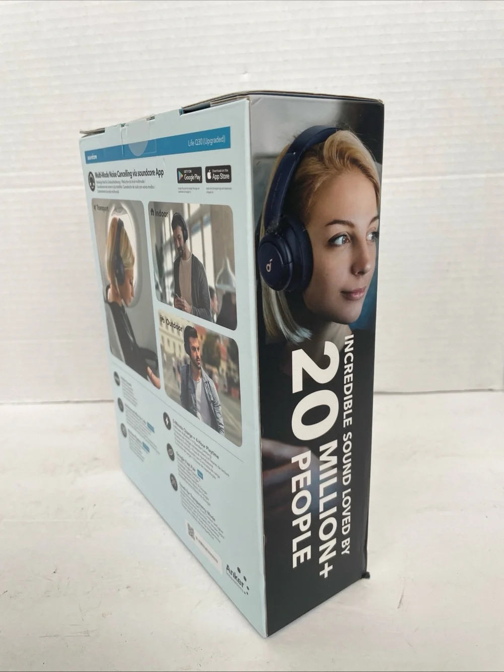 NEW Anker Life Q30 Wireless Active Noise Cancelling Over Ear Headphones